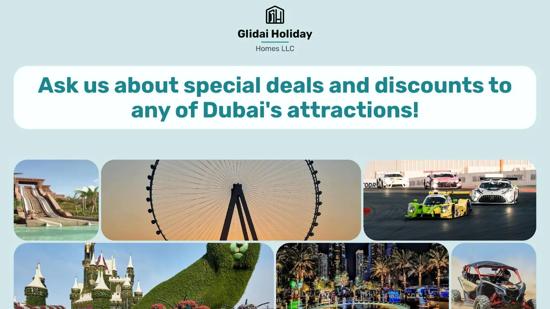 Burj Khalifa Poolside, Canal Boardwalk, Parking Dubai